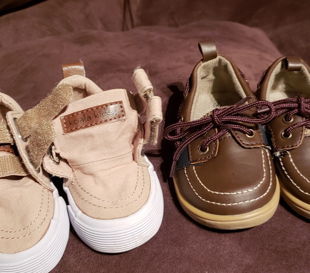 Toddlers boat & canvas shoes